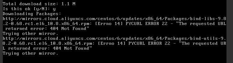 阿里云ECS-CentOS 6 yum源更新漏洞补丁错误解决方法